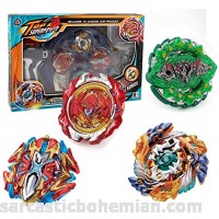 Bey Battle Gyro Burst Battle Evolution Attack Pack for Battling Top Game Included 4X Burst Gyro,2X Launcher,1x Stadium,4X Stickers B07L1H5M5X